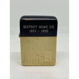 Rare Vintage Berkeley Windproof Lighter District News Company Promo 1923-1955